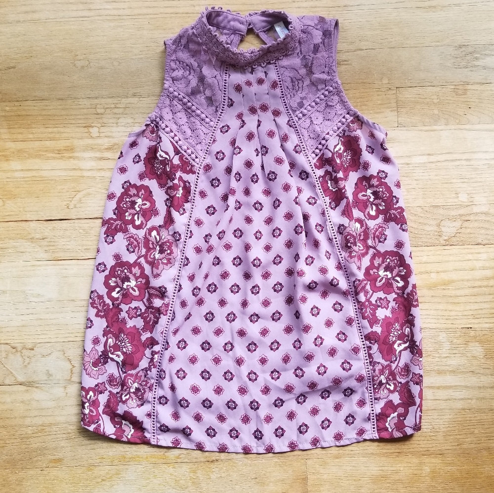 Xhilaration Lavender Blouse Size XS